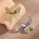 Fashionable Shiny Butterfly Hijab Brooch